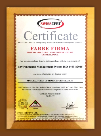 Environment Policy of Farbe Firma
